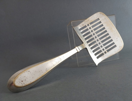 Image 1 of Quist Germany silver-plated art deco serving spoon, 1920s rare