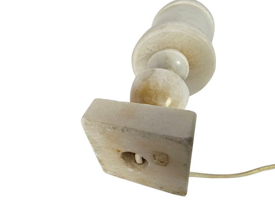 Image 1 of Pegasan - Alabaster - natural stone - table lamp - Spain - 1970