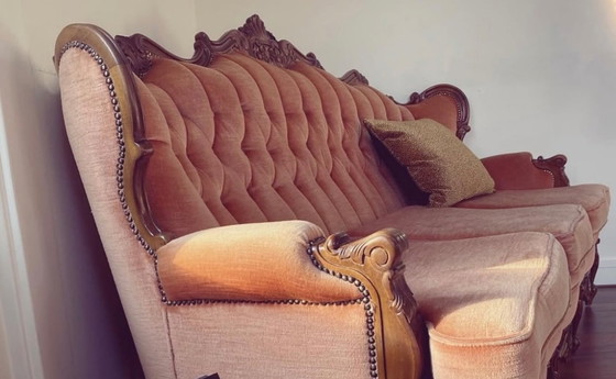 Image 1 of Magnifique canapé 3 places de style baroque