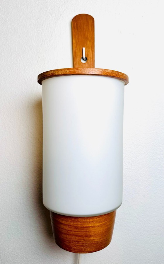 Image 1 of Cylindrical wall lamp by Uno & Östen Kristiansson for Luxus, Sweden, 1960s