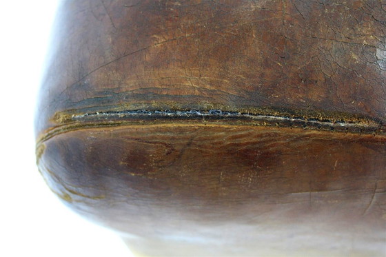 Image 1 of Cavallo da Ginnastica vintage in pelle con trampolino, anni '60, set di 2