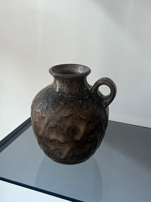 Jarrón pequeño de Ruscha Keramik – Alemania Occidental, años 70 – Esmalte de goteo Fat Lava – vazen, Ceramic (photo 2 of 4)