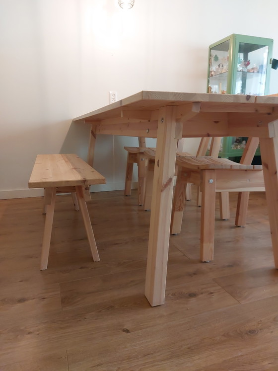 Eethoek Piet Hein Eek/IKEA – Eetkamerset, Wood (photo 6 of 7)