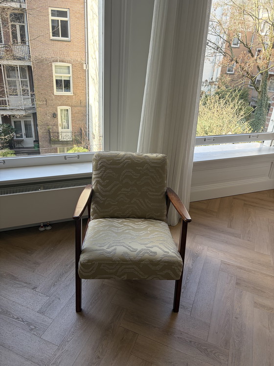Image 1 of Fauteuil Gloednieuwe bekleed avec Pierre Frey 
