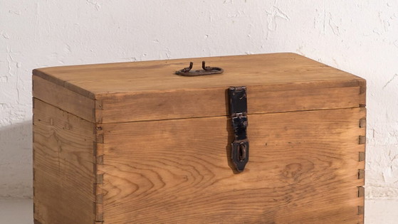 Kleine antieke opbergkist (ca. 1920) #3 – Ladekasten, Rustic (photo 3 of 40)