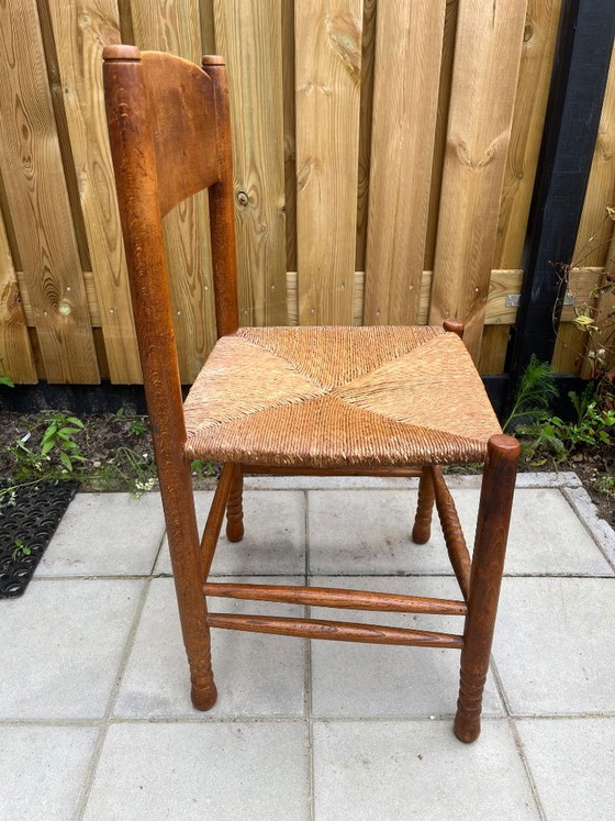 4 Antieke Houten Eetkamerstoelen – Wood (photo 4 of 8)