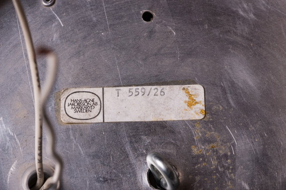 Image 1 of Pair of Danish ceiling lights in Brass model T742 by Hans Agne Jakobson 1960.