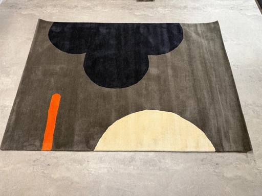 Brink & Campman Orla Kiely Geo Flower Teppich Graphit 160 x 230 cm