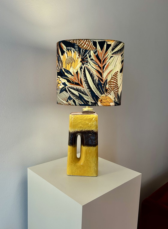 Image 1 of Space-saving sideboard lamp upcycled from a vintage vase