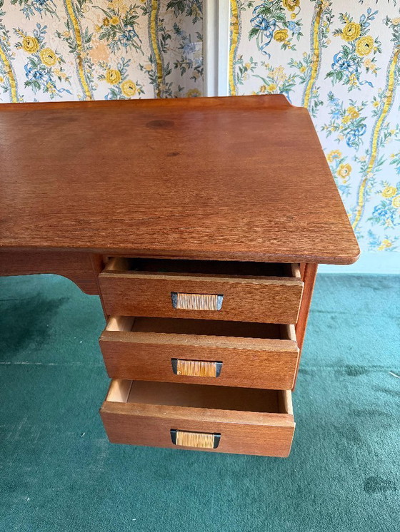 Image 1 of Scrivania di design danese in teak, Svend Aage Madsen, anni '50