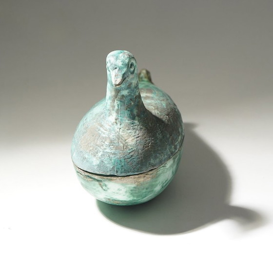 Image 1 of Scatola in ceramica a forma di uccello, anni '60