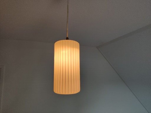 Philips Pendelleuchte Designer Louis Kalff Philips weiß Niederlande '60