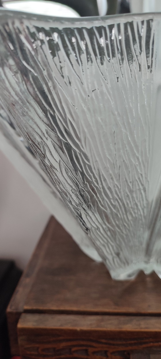 Image 1 of Grote vintage XXL kom van Walther Glas