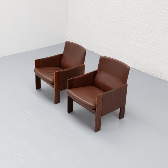 Image 1 of Set di 2 poltrone Cassina 917 Scarpa anni '60
