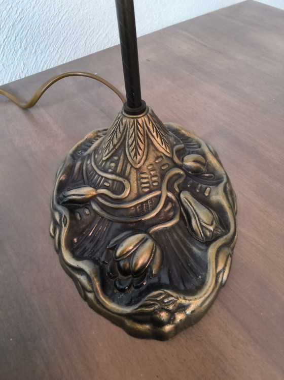 Lampes de table Art Déco – Honsel, Bronze, Glass (photo 5 of 9)