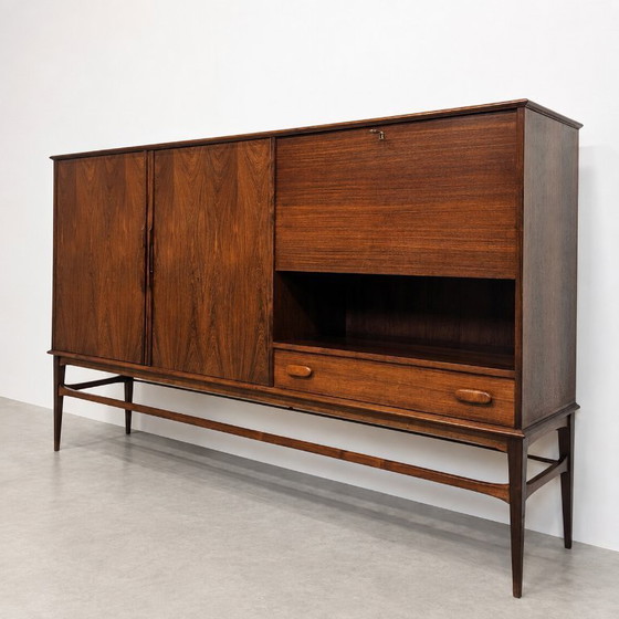 Image 1 of Buffet haut en palissandre danois avec meuble bar