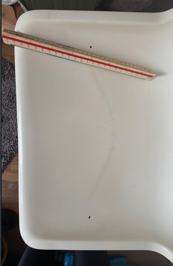Coppia di sedie girevoli vintage Tecno (Modus 4), Altro, Bianco (foto 4 di 5)