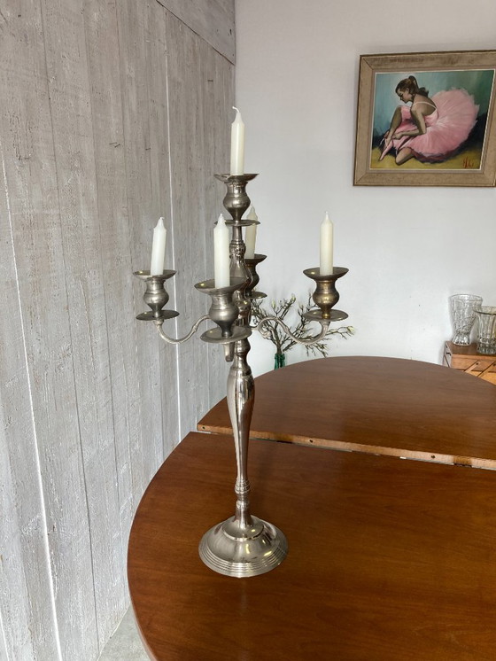 Image 1 of Grote vintage kroonluchter