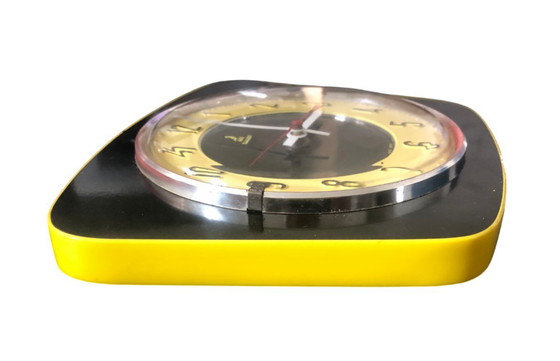 Image 1 of Vintage JAZ Temic wandklok uit 1963 • Ontwerp uit de jaren 60 • Gecertificeerd door ATO • ZELDZAAM