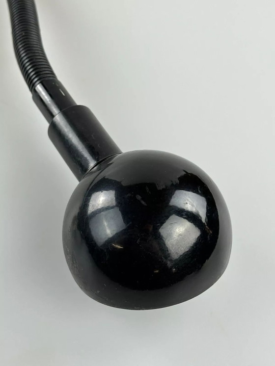 Image 1 of 60s 70s tafellamp klem lamp zwanenhals space age design metaal