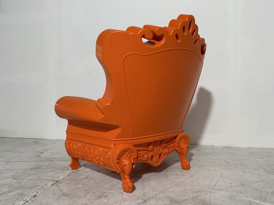2x Slide Queen Of Love Armchairs - Moro & Pigatti - Set of 2 - Orange - Indoor & Outdoor – Plastic (photo 7 of 7)