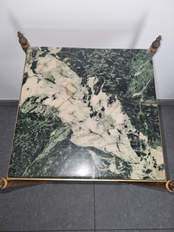 Hollywood Regency – Bijzettafels, Marble, Brass (photo 3 of 8)