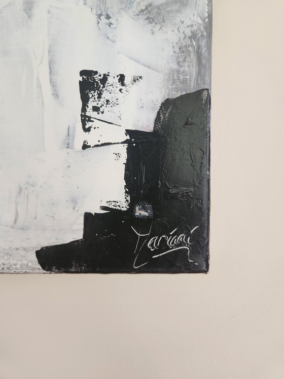Image 1 of Powerful Abstract Painting "Mariani" (2018) – 60x80 cm