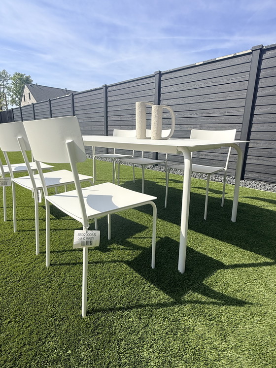 Image 1 of August Vincent van Duysen tuinset NIEUW tafel en 6 stoelen