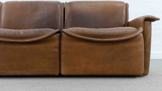 Image 1 of Modular De Sede Sofa DS-12 in Cognac Leather, 70s
