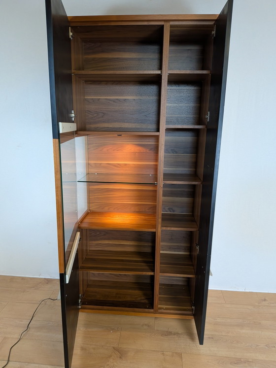Image 1 of Musterring Design Wall Unit | Complete Set | Walnut & High Gloss
