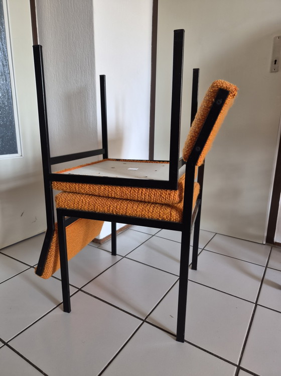 2x SM07 Pastoe Cees Braakman – Sillas de comedor, Metal, Textile (photo 8 of 9)