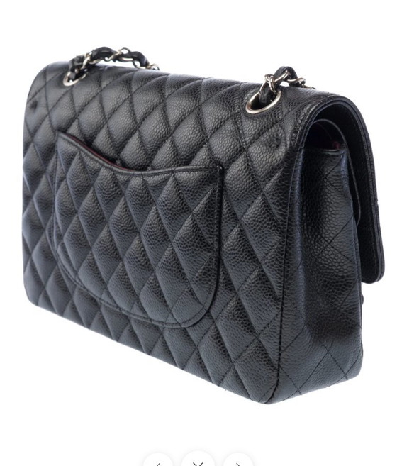 Image 1 of Borsa CHANEL Timeless/Classique en Cuir Noir - 103247