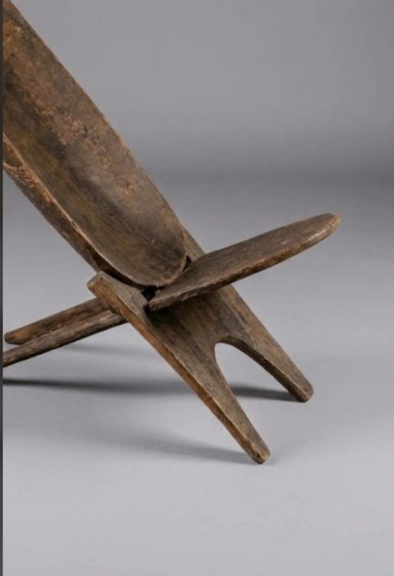 Ethnische Senufo Palabre Stuhl – Stühle und Loungesessel, Holz (photo 4 of 7)