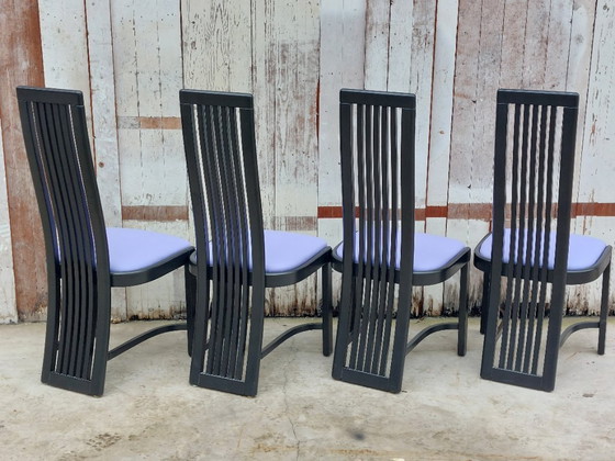 Image 1 of Sedie modello L4k 252 di Liberty, set di 4. Design