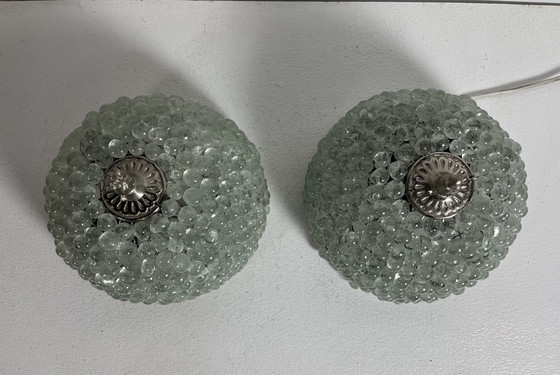 Image 1 of 2 lámparas de pared y techo de Murano de los años ochenta de cristal