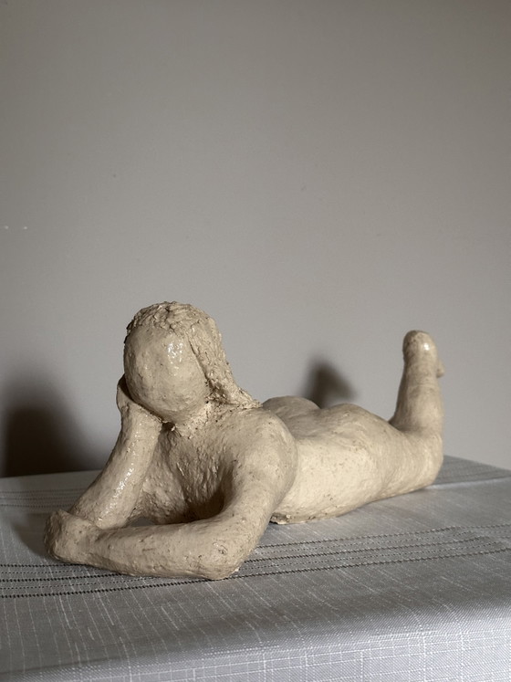 Handgefertigte Skulptur Büste Statue Frau – Bildhauerei, Ceramic (photo 5 of 8)