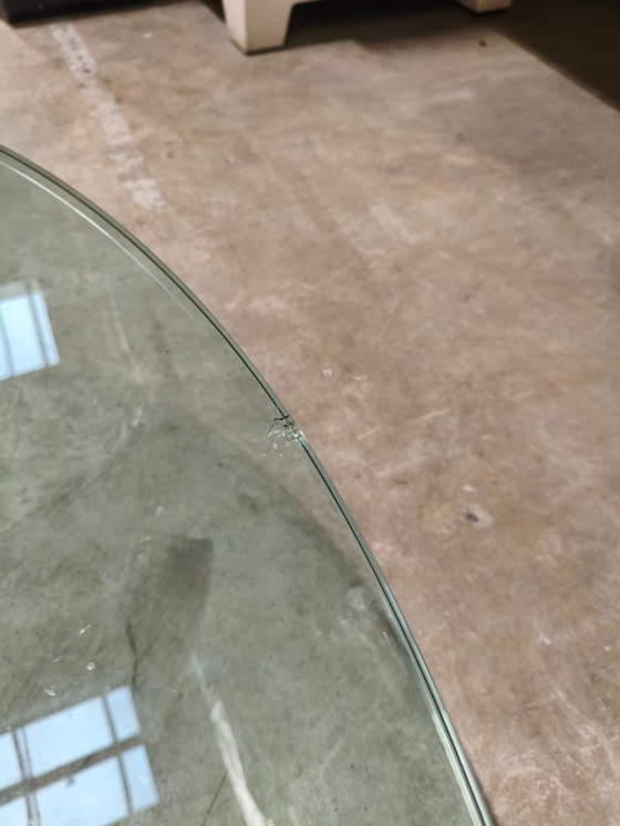 Image 1 of Sergio & Giorgio Saporiti 'Sapo' Coffee Table in Concrete and Glass