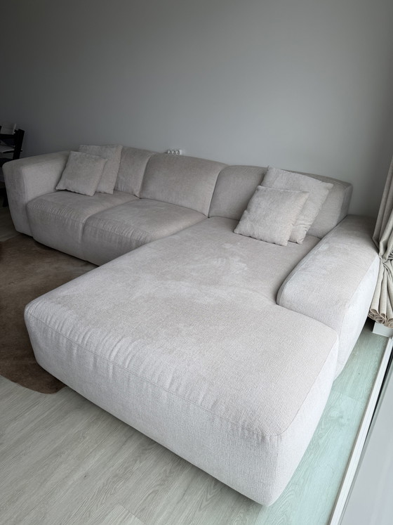 Luxuriöses Hannah Ecksofa ecru/beige 301 x 200 cm (neuwertig) – Richter Young Design, Textile (photo 2 of 6)