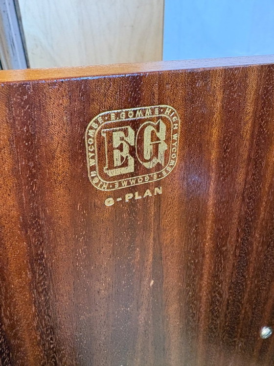 Image 1 of Mid-Century Retro Vintage Oak Compactum Gentleman’s Wardrobe by G Plan E. Gomme c.1950–1960    Gold Stamp • Space-Saving Design 