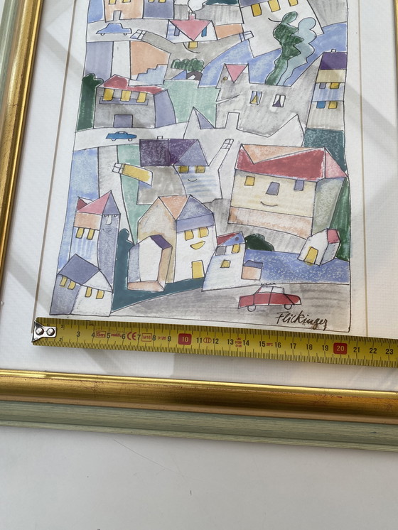 Image 1 of Un dipinto unico e originale di Paul Fickinger