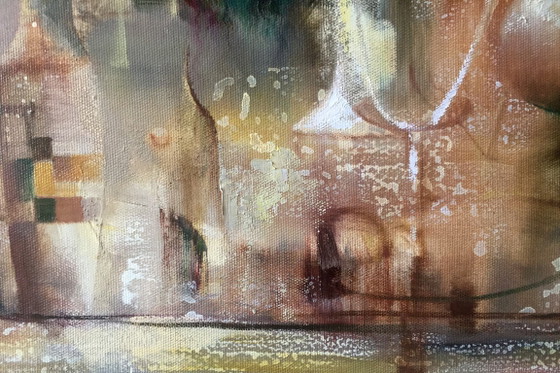 Originales Ölgemälde, abstrakter Expressionismus, Stillleben – Gemälde & Zeichnungen, Canvas (photo 11 of 13)