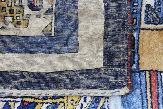 Image 1 of Tappeto orientale persiano Gabbeh Ghashghai originale 200 cm x 195 cm antico naturale