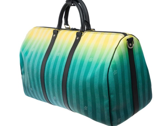 Image 1 of Sac LOUIS VUITTON Keepall en Toile Turquesa - 102090