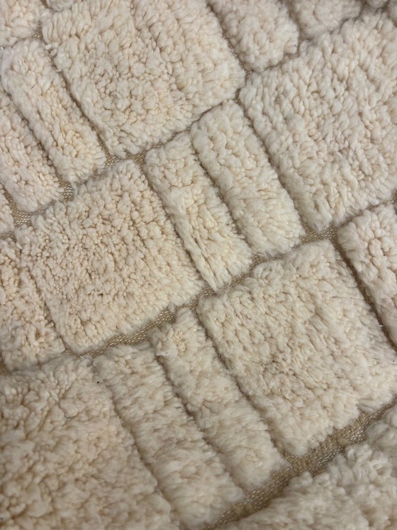 Tappeto marocchino in lana Mrirt 180x260 cm – Tappeto berbero avorio fatto a mano – Tappeto marocchino (photo 5 of 10)