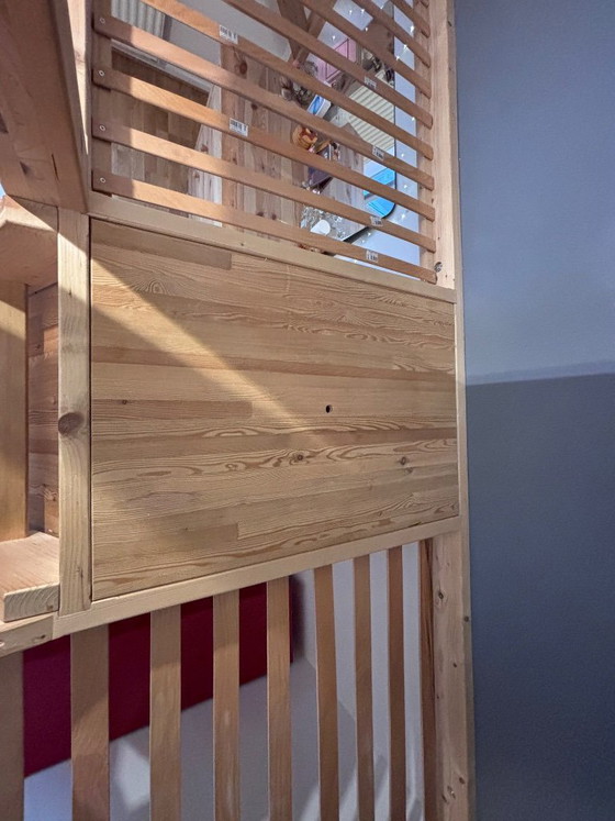 Cama alta de madera maciza hecha a medida – Compagnons du devoir, Camas de matrimonio, Wood (photo 13 of 13)