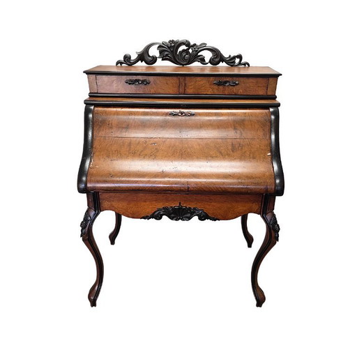 Antiker niederländischer Damensekretär aus der Zeit Wilhelms III., um 1870