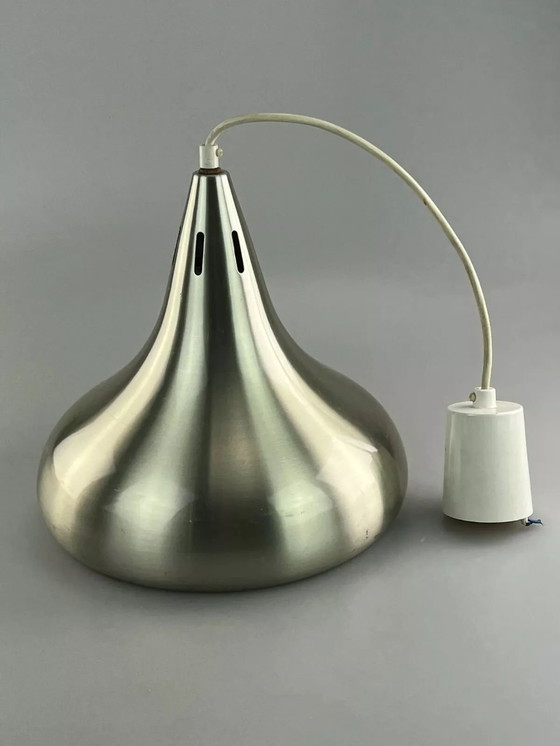 Image 1 of Lampada da soffitto anni '60 e '70, design in alluminio, stile spaziale, anni '60 e '70