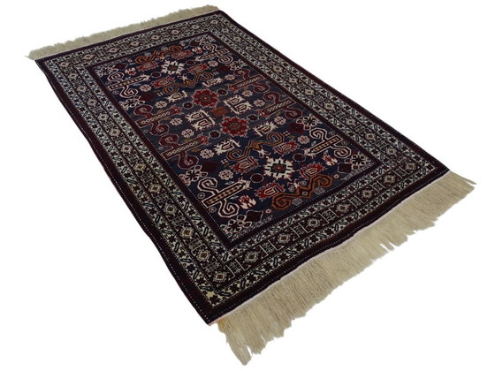 Image 1 of Seltene afghanische Decke – 210 x 140 cm – 100 % Wolle – handgeknüpft