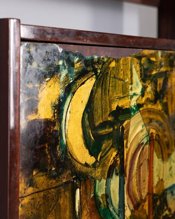 Image 1 of Pagina 1 di 29 Credenza alta in legno vintage anni '50 disegnata da Umberto Mascagni