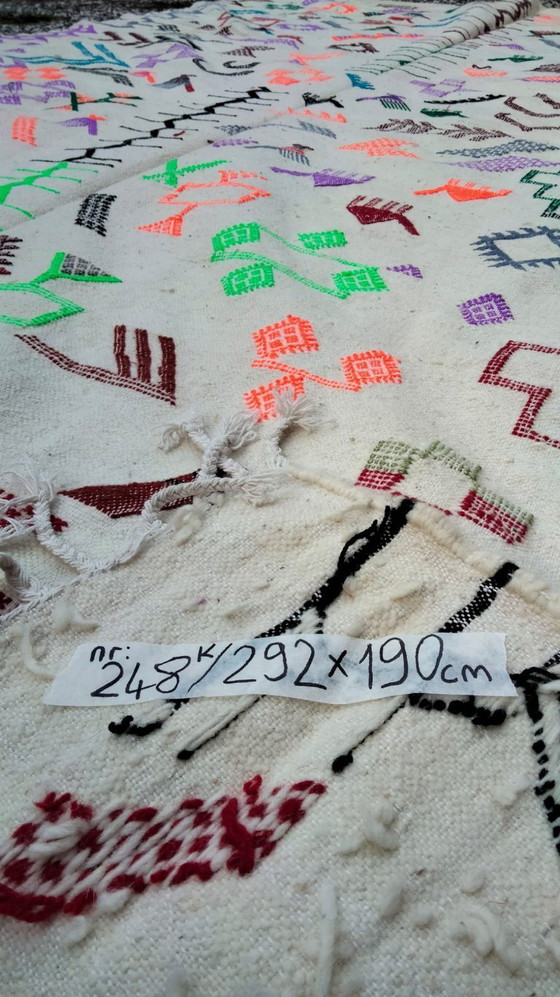 Image 1 of Handgeknoopt Berber kleed wol 292x190cm